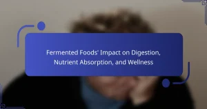 Fermented Foods’ Impact on Digestion, Nutrient Absorption, and Wellness