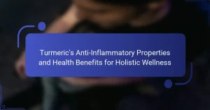Turmeric’s Anti-Inflammatory Properties and Health Benefits for Holistic Wellness